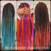 Warkoczyki Rasta proste