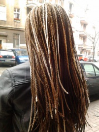 Warkoczyki rasta proste