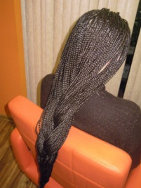 Warkoczyki rasta proste