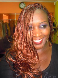 Warkoczyki rasta proste