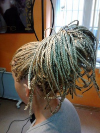 Warkoczyki rasta proste